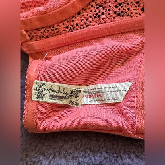 NWOT FREE PEOPLE Intimately Madi Lace Corset Bra Medium - Picture 5 of 7